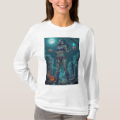 Halloween Leckerei oder Zombie Girlfriend w Brains T-Shirt (Vorderseite)