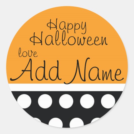 Halloween-Leckerei Runder Aufkleber (Vorderseite)