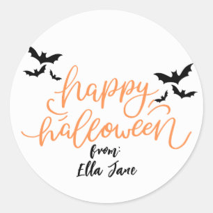 Halloween Leckerei Sticker, Label, Simple Runder Aufkleber
