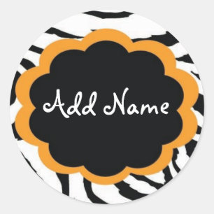 Halloween-Leckerei-Taschen-Aufkleber Runder Aufkleber