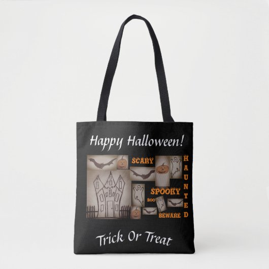 Halloween Leckerei Tote Bag Tasche (Vorderseite)