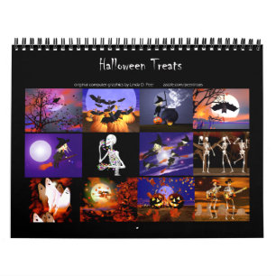 Halloween-Leckerei-ursprünglicher Wandkalender