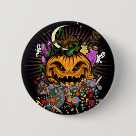 Halloween-Leckereien Button