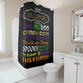 Halloween-Leckereien Duschvorhang (Beispiel)
