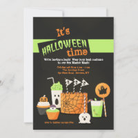 Halloween-Leckereien Einladung