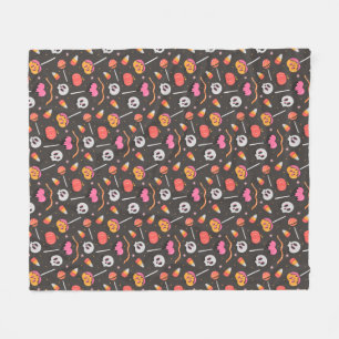 Halloween-Leckereien Fleecedecke