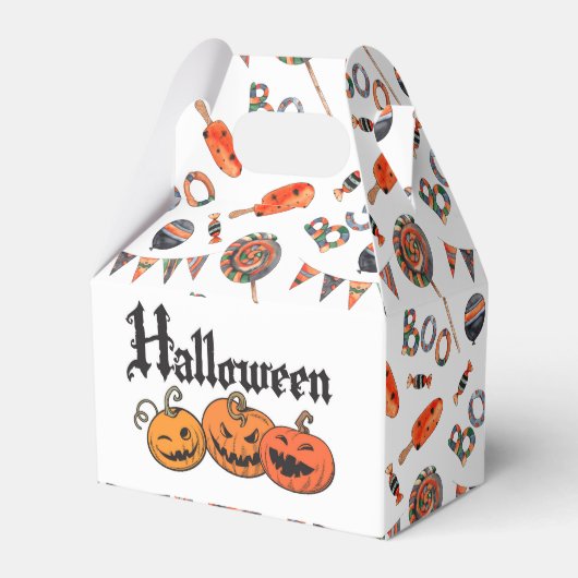 Halloween-Leckereien - Gefälligkeitsbox Geschenkschachtel (Vorderseite)