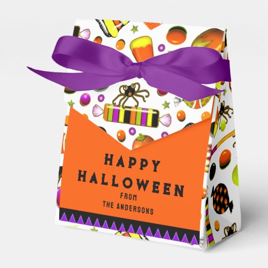 Halloween-Leckereien - Gefälligkeitsbox Geschenkschachtel (Vorderseite)