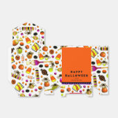 Halloween-Leckereien - Gefälligkeitsbox Geschenkschachtel (Ungefaltet)