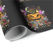 Halloween-Leckereien Geschenkpapier (Rolleneckpunkt)