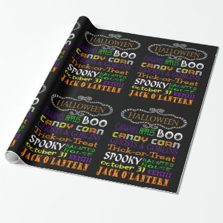 Halloween-Leckereien Geschenkpapier