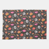 Halloween-Leckereien Geschirrtuch (Horizontal)