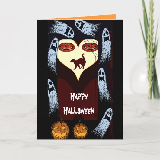 Halloween Leckereien_ Karte (Vorderseite)