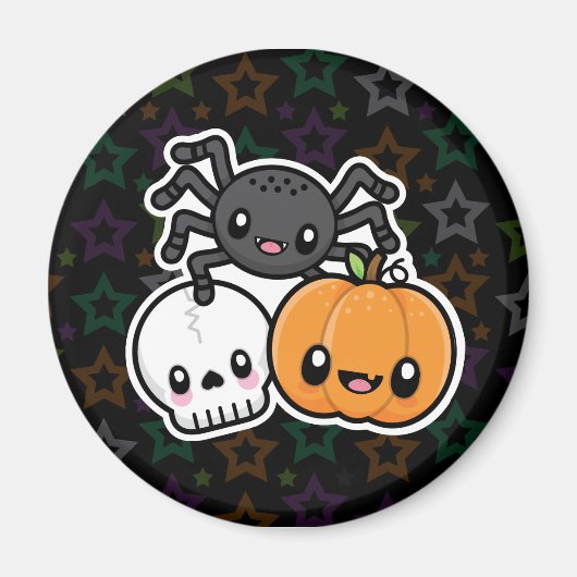 Halloween-Leckereien-Magnet Magnet (Vorne)