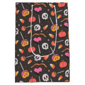 Halloween-Leckereien Mittlere Geschenktüte (Rückseite)