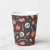Halloween-Leckereien Pappbecher (Vorderseite)