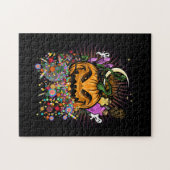 Halloween-Leckereien Puzzle (Horizontal)