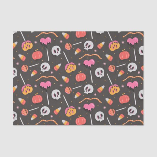 Halloween-Leckereien Seidenpapier (Vorderseite)