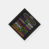 Halloween-Leckereien Serviette (Ecke)