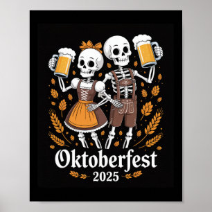 Halloween Lederhosen Funny 2025 Poster