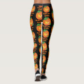 Halloween Leggings Custom Laughkin Pumpkin (Rückseite)