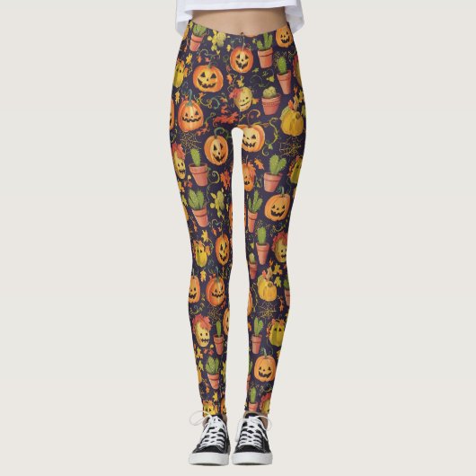 Halloween Leggings - Design 2 (Vorderseite)