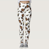 Halloween Leggings, Fledermäuse Leggings (Vorderseite)