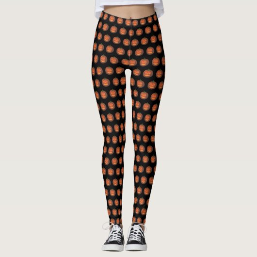 Halloween Leggings Fun Pumpkin Leggings (Vorderseite)