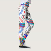 Halloween Leggings geometrische Mode neu2023 (Rechts)