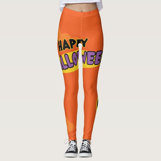 Halloween Leggings. Halloween Pants. Unisex Leggin Leggings (Vorderseite)