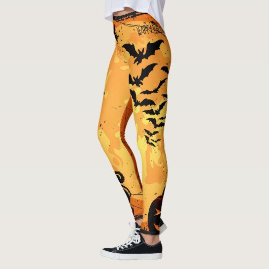 Halloween Leggings Hexen-Flechtspinnen Oh mein! (Links)