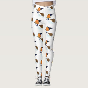 Halloween-Leggings Hexenkürbis Leggings