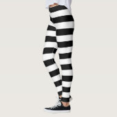 Halloween-Leggings in Weiß und Schwarz Leggings (Links)