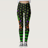 Halloween Leggings Kleine Monster Lehrer Pants (Vorderseite)