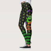 Halloween Leggings Kleine Monster Lehrer Pants (Links)
