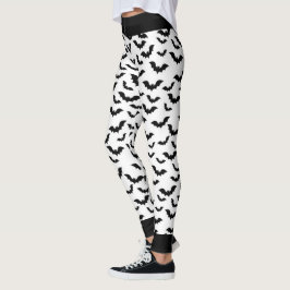 Halloween-Leggings mit Big Black Bats Leggings