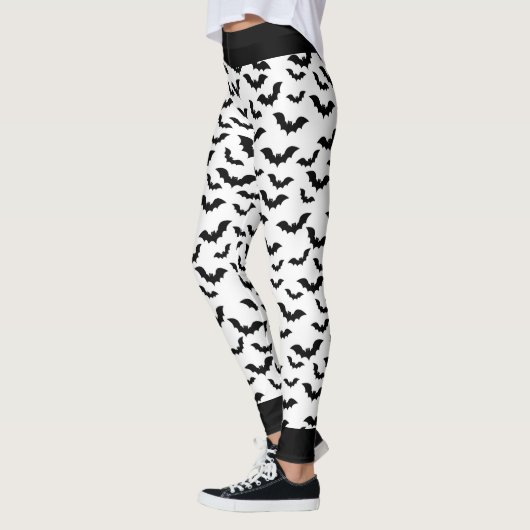 Halloween-Leggings mit Big Black Bats Leggings (Links)