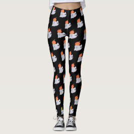 Halloween-Leggings mit Gespenstern Leggings