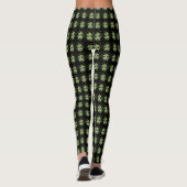Halloween Leggings Niedlich Zombie Leggings (Rückseite)