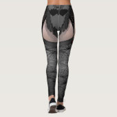 Halloween Leggings Vampire Kostüme Stickereien (Rückseite)