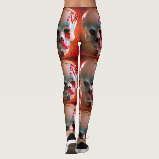 Halloween Leggings von dalDesignNZ (Rückseite)