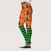 Halloween Leggings Womens Orange Yoga Pants (Links)