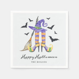 Halloween Legs and Hat Serviette