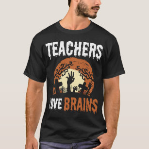 Halloween-Lehrer Brain Lover T-Shirt