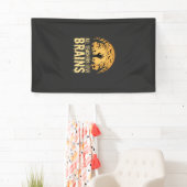 Halloween-Lehrer-Gehirne Banner (Insitu)