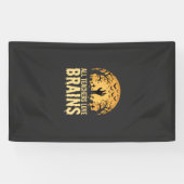 Halloween-Lehrer-Gehirne Banner (Horizontal)