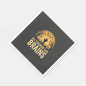 Halloween-Lehrer-Gehirne Serviette (Ecke)