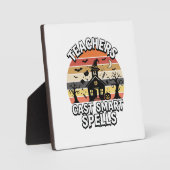 Halloween-Lehrer Grusel Intelligenz Fotoplatte (Vorderseite)