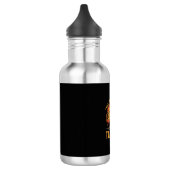 Halloween-Lehrer-Hexenkatze-Design Edelstahlflasche (Links)