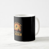 Halloween-Lehrer-Hexenkatze-Design Kaffeetasse (VorderseiteRechts)
